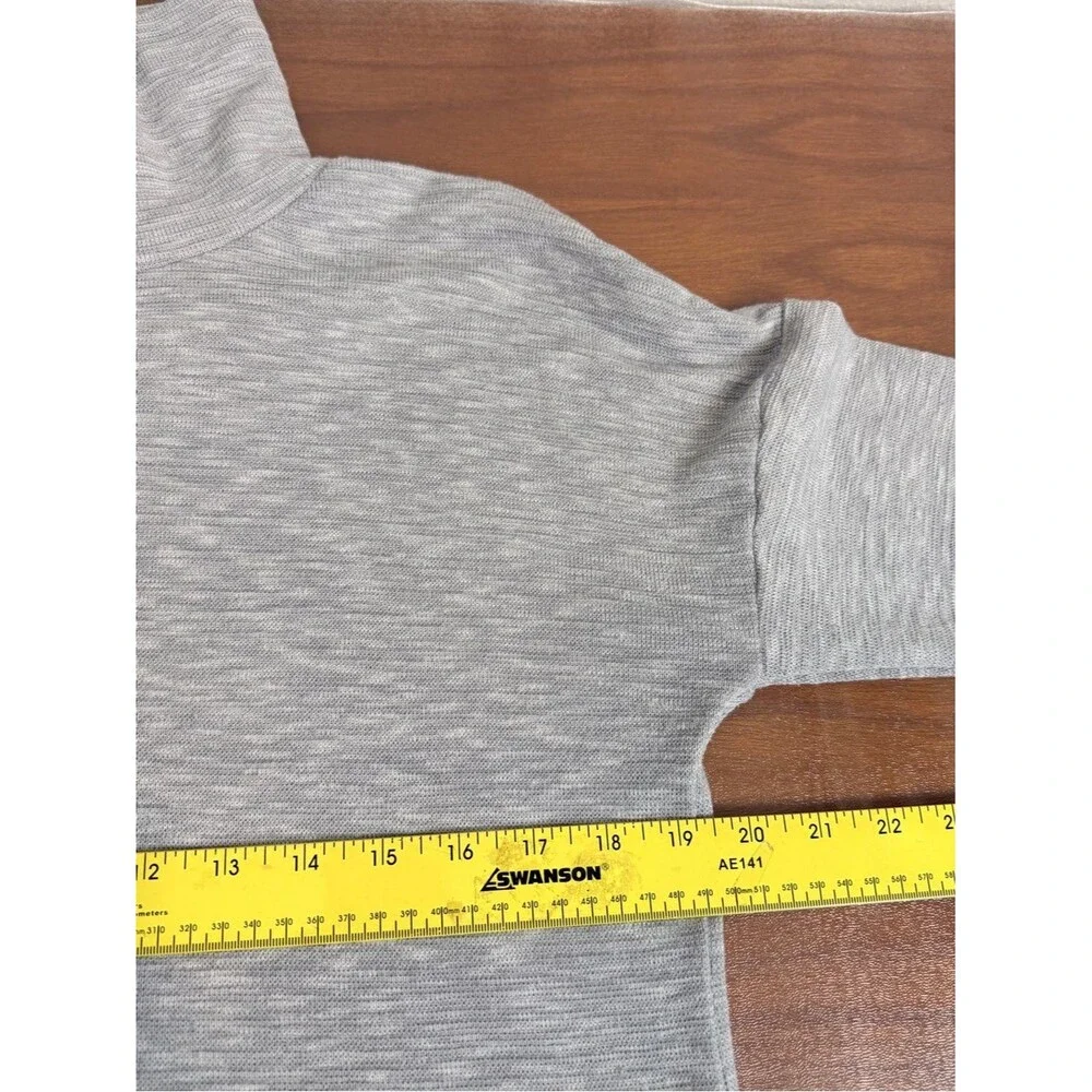 J. Crew Vintage Fleece Funnel Neck Tunic Grey M